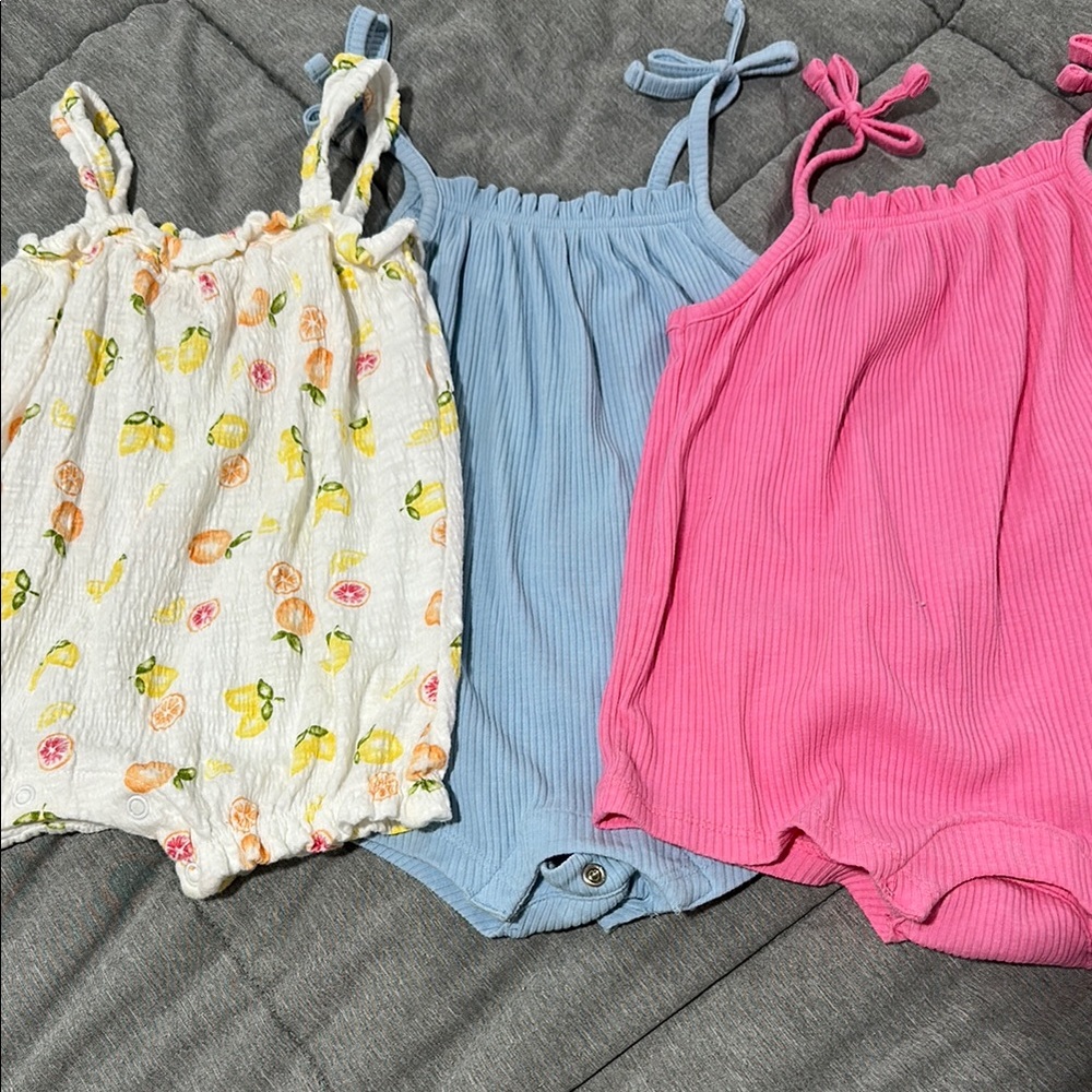 Kids Colorful Romper Set